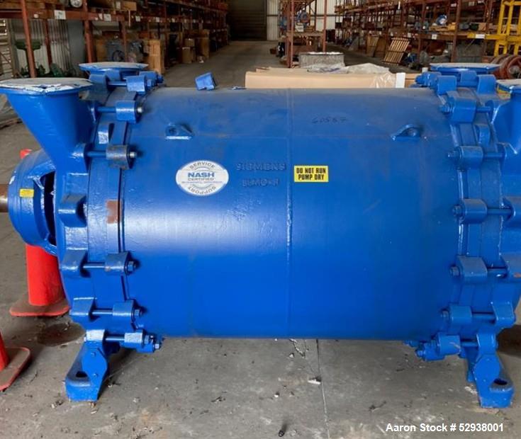 Used- Nash Vacuum Pump, Model 2BA, Requires 500 HP Motor