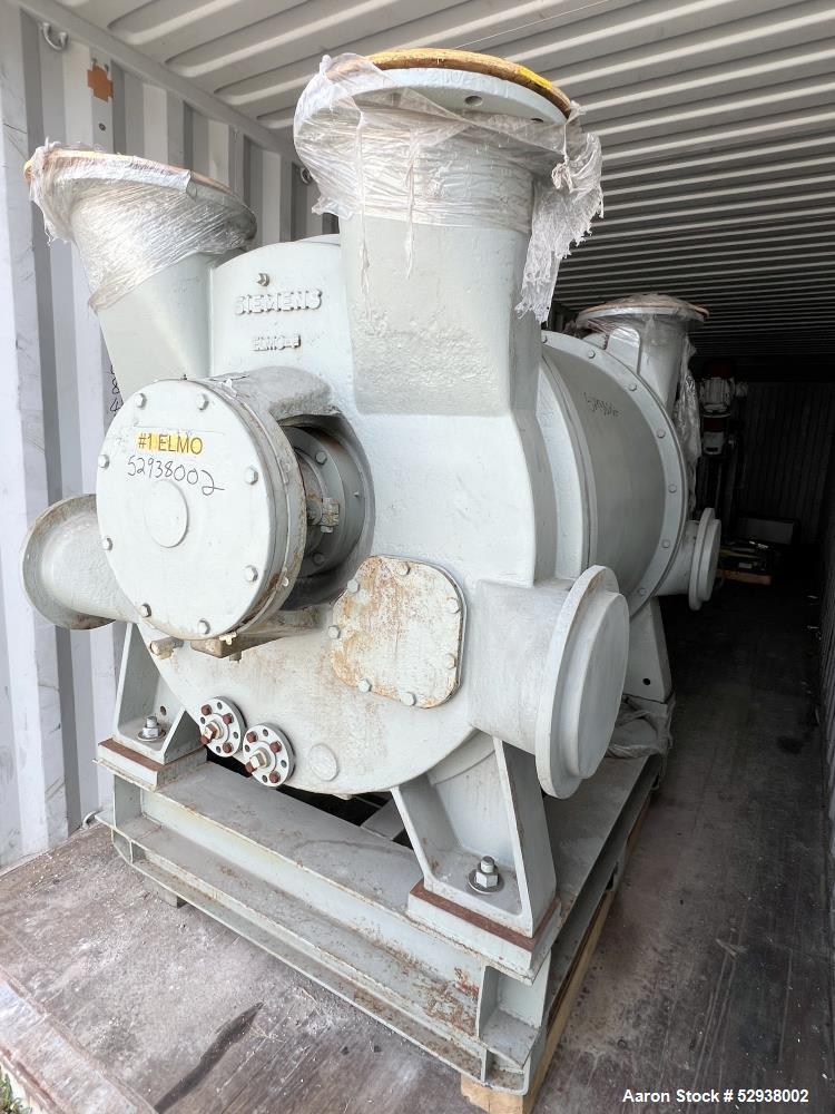 Used Siemens / Nash 2BE1 Liquid Ring Vacuum Pump – 4702 ACFM, 500 HP Required