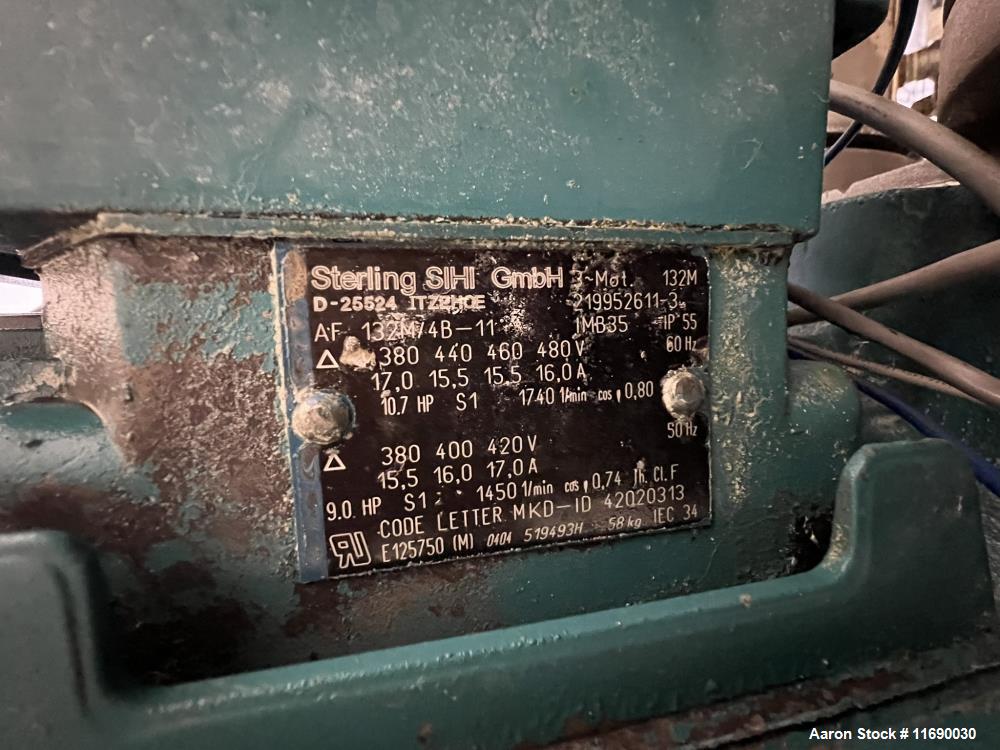 Used Skid Mounted Vacuum & Heat Exchange Process System | Liquid Ring Pump & Alfa Laval HX