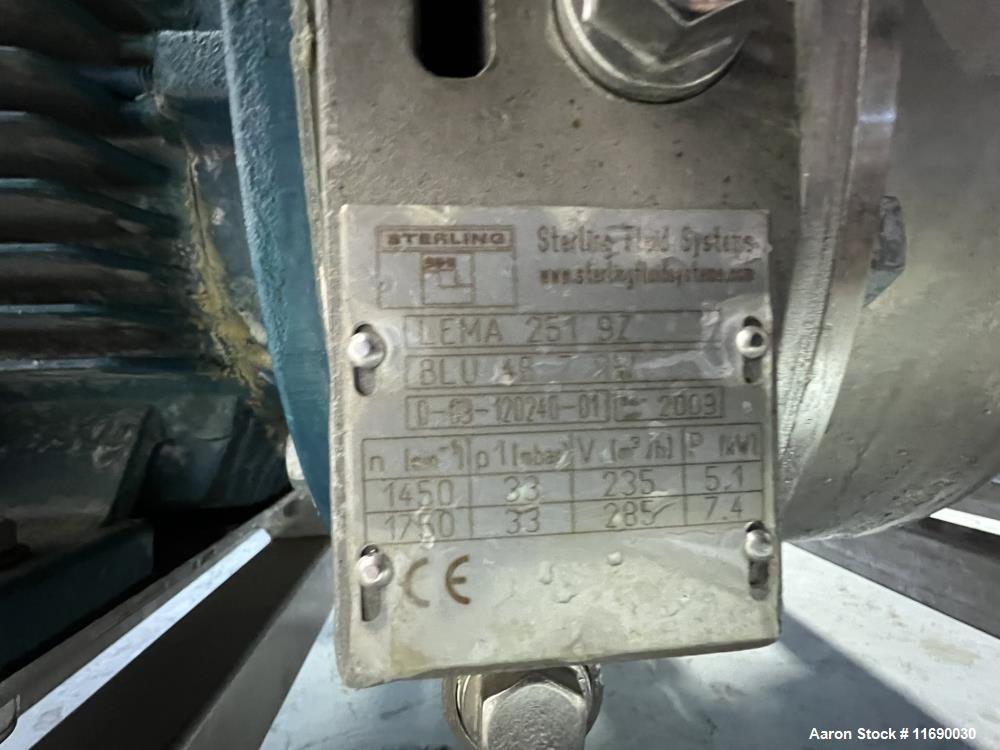 Used Skid Mounted Vacuum & Heat Exchange Process System | Liquid Ring Pump & Alfa Laval HX