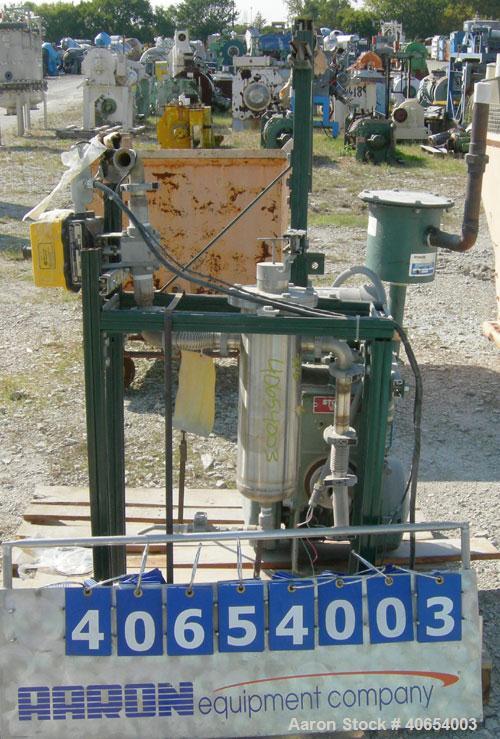 Used Carbon Steel Stokes Microvac Rotary Piston Vacuum Pump, model 148-10