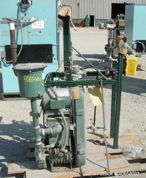 Used Carbon Steel Stokes Microvac Rotary Piston Vacuum Pump, model 148-10