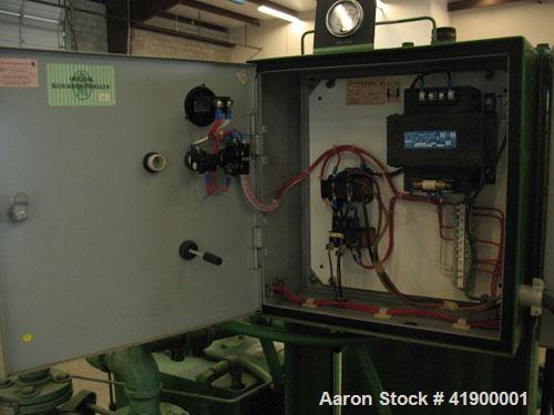 Used Sullivac Liquid Ring Vacuum Pump, System Model SVS-275-A, with pump model SL321-B-01. Lincoln 7.5 hp, 1745 rpm, 3 phase 230V/460V - 20.4A/10.2A motor and Modine heat exchanger AB-125. Attached b...