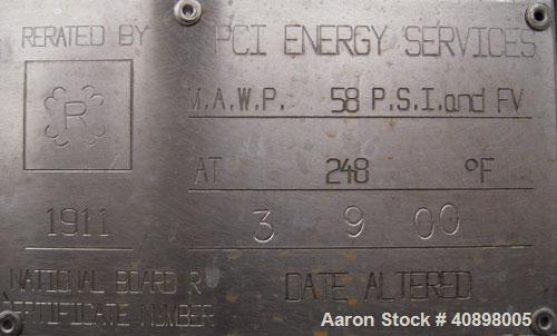 Used Apovac System Consisting Of: (1) Sulzer Burckhardt vacuum pump, model PMSH156-D2, 316 stainless steel, driven by a 10 HP, 3/60/230/460 Volt, 3515 RPM motor. (2) heat exchangers, and (1) 316 stai...