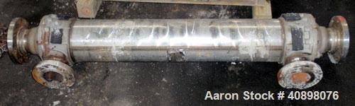 Used Sulzer Burckhardt APOVAC Vacuum Solvent Recovery System, type APOVAC PMSH 156-D2. Stainless steel construction, rated 80 ACFM, ring liquid circulation 2.2 gpm, nominal coolant flow 4.4 gpm, with...