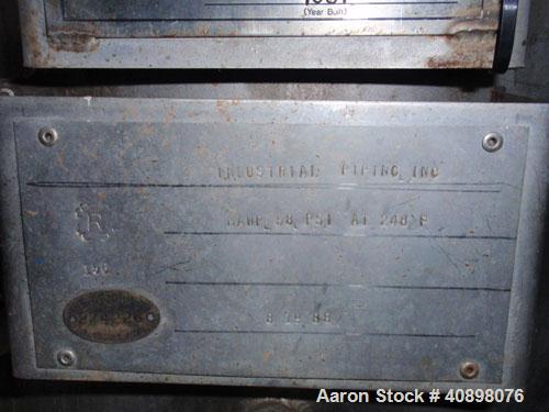 Used Sulzer Burckhardt APOVAC Vacuum Solvent Recovery System, type APOVAC PMSH 156-D2. Stainless steel construction, rated 80 ACFM, ring liquid circulation 2.2 gpm, nominal coolant flow 4.4 gpm, with...