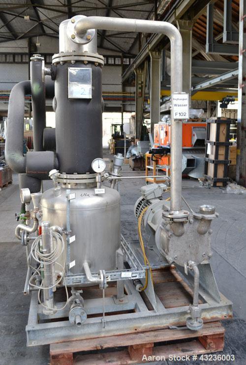 Used Stainless Steel Sulzer Burckhardt Apovac System, Type PMZF-2510 D3X3