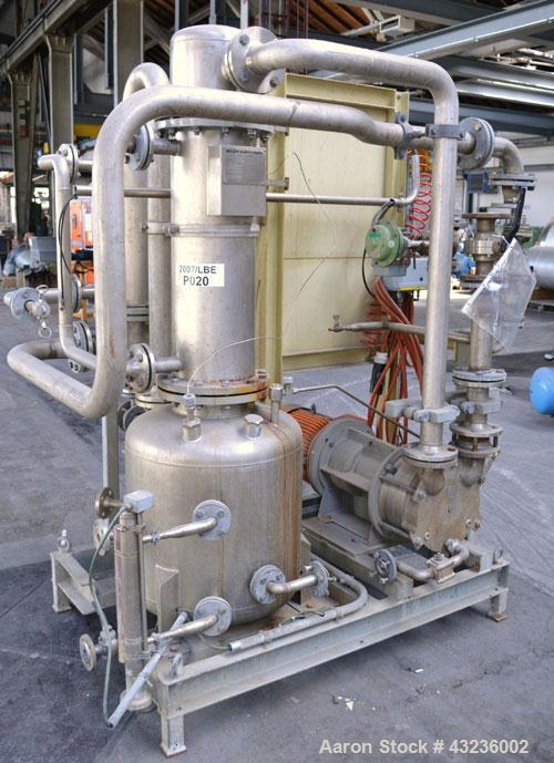 Used- Stainless Steel Sulzer Burckhardt Apovac System, Type PMZF-2510