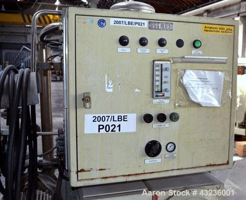Used Sulzer Burckhardt Apovac System, Type PMZH-48-961, Stainless Steel. Consisting of: (1) Sulzer Burckhardt vacuum pump, model PMH 2510 D2X3, serial #48025. Approximate capacity 50-135 cubic meters...