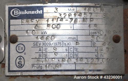 Used Sulzer Burckhardt Apovac System, Type PMZH-48-961, Stainless Steel. Consisting of: (1) Sulzer Burckhardt vacuum pump, model PMH 2510 D2X3, serial #48025. Approximate capacity 50-135 cubic meters...