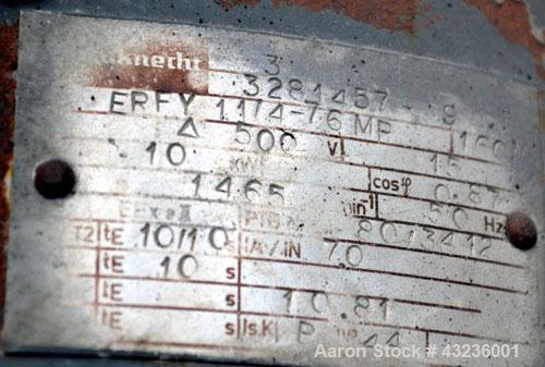 Used Sulzer Burckhardt Apovac System, Type PMZH-48-961, Stainless Steel. Consisting of: (1) Sulzer Burckhardt vacuum pump, model PMH 2510 D2X3, serial #48025. Approximate capacity 50-135 cubic meters...