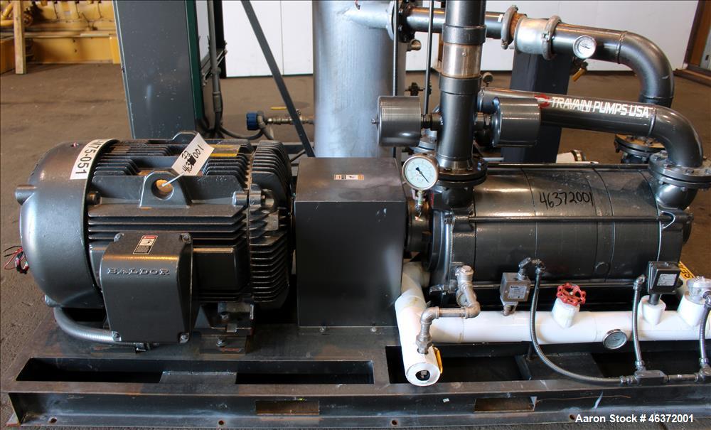 Used Travaini Vacuum System, Model TRW1000H-FR