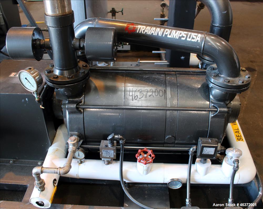 Used Travaini Vacuum System, Model TRW1000H-FR