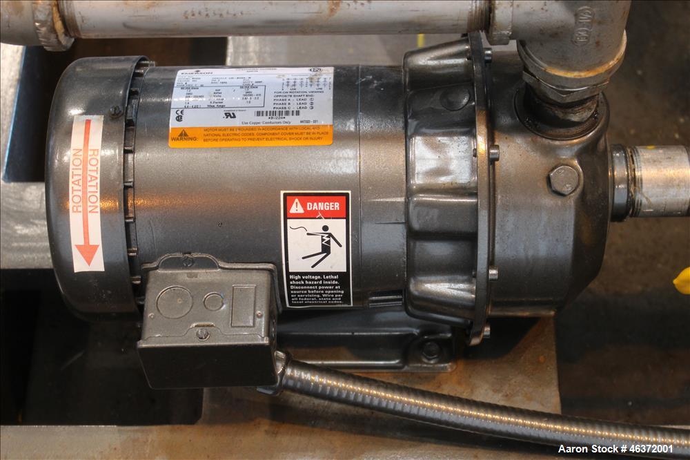 Used Travaini Vacuum System, Model TRW1000H-FR