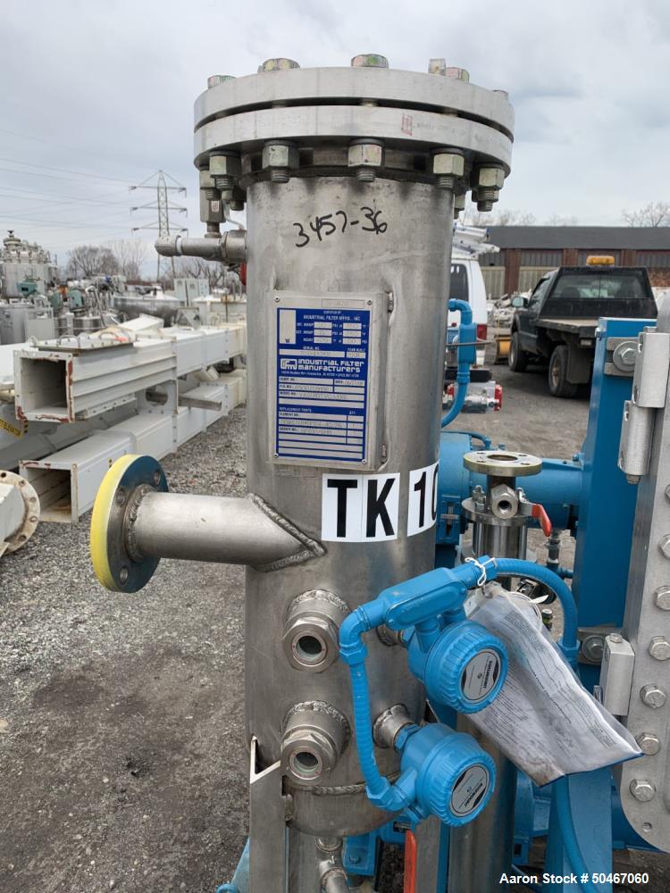 Used Tuthill Vacuum System with Tuthill Dry Seal Vacuum Pump, Model SDV120, Driven by 5 HP, 230/460 Volt XP Motor, Nominally Rated 70 CFM at .02 Torr, Tuthill Booster Pump, Model KMBD543, Driven by 5...