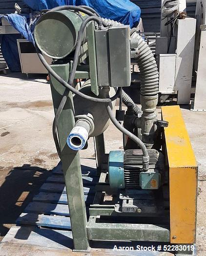 Used-Vac-U-Max Model VPU-S-3T positive displacement vacuum conveying system with Sutorbilt 3 HP blower. Driven by a 3 HP, 23...