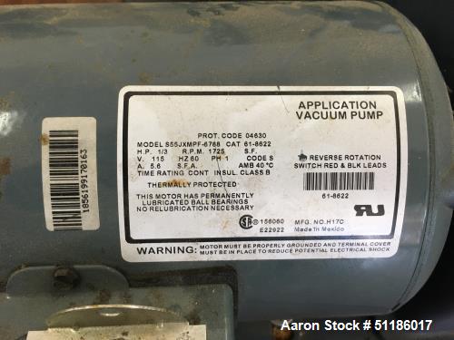 Used- Welch Chemstar 1400N Vacuum Pump