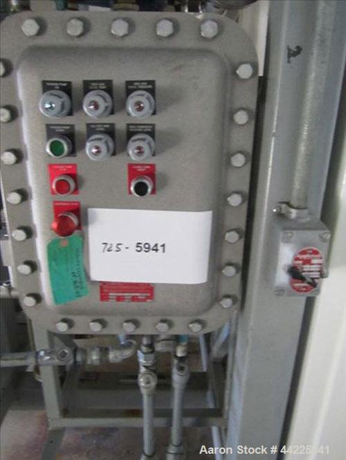 Used Wintek Vacuum Skid, Model K08-VC200-C/40/R30. Rated 60 ACFM at 5 Torr. 7.5 HP. With Rietschle VC200 vacuum pump, .05/10 millibar, 200/240 m/hour. Built 2001, serial #000910-4.