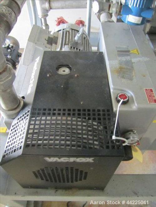 Used Wintek Vacuum Skid, Model K08-VC200-C/40/R30. Rated 60 ACFM at 5 Torr. 7.5 HP. With Rietschle VC200 vacuum pump, .05/10 millibar, 200/240 m/hour. Built 2001, serial #000910-4.