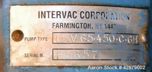 Used Wintek Intervac Liquid Ring Vacuum System 