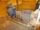 Used- Somarakis Liquid Ring Vacuum Pump, Size 1414.3, Carbon Steel. Approximate 400 to 750 cfm. Driven by a 50hp 3/60/460v 1...