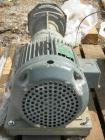 Used Nash Liquid Ring Vacuum Pump, size AHF-75/SS, 316 stainless steel. Approximate capacity 60 cfm at 15