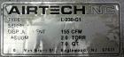 Used Carbon Steel Airtech L Series Oil Lubricated Rotary Vane Vacuum Pump, Type L-230-G1