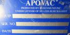 Used Rosenmund Apovac Vacuum System, Model Horizontal Apovac 2510.