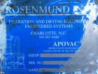 Used Apovac Vacuum System 