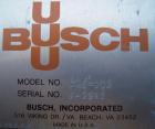 Used- Busch Monovac Single Stage Vacuum Pump, Model 216:002. 113 CFM at 40 Torr. Driven by a 10hp,3/60/230/460 volt, 1755 rp...