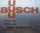 Used Busch Monovac Single Stage Vacuum Pump, Model 216:002. 113 CFM at 40 Torr. Driven by a 10hp,3/60/230/460 volt, 1755 rpm XP motor. Includes  25 gallon C-276 knockout pot, C-276 muffler, carbon st...