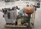Used Busch Huckepack Two Stage Rotary Vane Vacuum Pump, Model 433:013