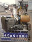 Used Busch Huckepack Two Stage Rotary Vane Vacuum Pump, Model 433:013. Rated 200 cfm at .5 Torr, with a 15 hp, 3/60/460 volt, 1765 rpm XP motor, knock out pot, receiver and heat exchanger. Serial #50...