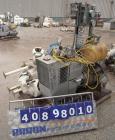 Used Busch Huckepack Two Stage Rotary Vane Vacuum Pump, Model 433:013