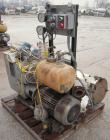 Used Busch Huckepack Two Stage Rotary Vane Vacuum Pump, Model 433:013