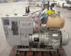 Used Busch Huckepack Two Stage Rotary Vane Vacuum Pump, Model 433:014. Rated 176 cfm at .5 Torr, with a 15 hp, 3/60/460 volt, 1765 rpm XP motor, knock out pot, receiver and heat exchanger. Serial #25...