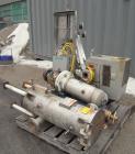 Used- Busch Huckepack Two Stage Rotary Vane Vacuum Pump, Model 433:014. Rated 176 cfm at .5 Torr, with a 15 hp, 3/60/460 vol...
