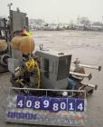 Used Busch Huckepack Two Stage Rotary Vane Vacuum Pump, Model 433:014