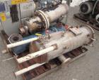 Used Busch Huckepack Two Stage Rotary Vane Vacuum Pump, Model 433:014