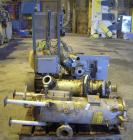 Used Busch Huckepack Two Stage Rotary Vane Vacuum Pump, Model 433:014. Rated 176 cfm at .5 Torr, with a 15 hp, 460 volt motor, knock out pot, receiver and heat exchanger. Serial #25111