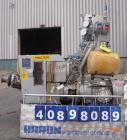 Used Busch Huckepack Two Stage Rotary Vane Vacuum Pump, Model 433:014. Rated 176 cfm at .5 Torr, with a 15 hp, 3/60/460 volt, 1765 rpm motor, knock out pot, receiver and heat exchanger. Serial #25084