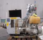 Used Busch Huckepack Two Stage Rotary Vane Vacuum Pump, Model 433:014. Rated 176 cfm at .5 Torr, with a 15 hp, 3/60/460 volt, 1765 rpm motor, knock out pot, receiver and heat exchanger. Serial #25084