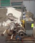 Used Busch Huckepack Two Stage Rotary Vane Vacuum Pump, Model 433:014. Rated 176 cfm at .5 Torr, with a 15 hp, 3/60/460 volt, 1765 rpm motor, knock out pot, receiver and heat exchanger. Serial #25084