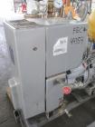 Busch Huckepack Vacuum Pump, Model 437-002. Rated 310 cfm at 0.5 Torr. Driven by 20hp, 230/460 volt XP motor. Skid mounted with silencer, heat exchanger, basket filter, separator and oil pot, serial#...