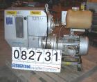USED: Busch Huckepack two stage once through sealing rotary vane vacuum pump, model 437, carbon steel. Rated 282 cfm (29.9 hg). Radiator cooled. 3