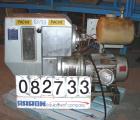 USED: Busch Huckepack two stage once through sealing rotary vane vacuum pump, model 437, carbon steel. Rated 282 cfm (29.9 hg). Radiator cooled. 3