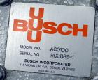 Used Busch Single Stage Cobra Dry Screw Vacuum Pump, Model AC0100, Carbon Steel. Rated 57 cfm, 0.30’’ Torr., direct cooled. Driven by a 5 hp, 3/60/230/460 volt, 3480 rpm XP motor. Mounted on a frame.