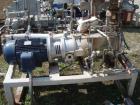 Used Busch Single Stage Cobra Dry Screw Vacuum Pump, Model AC0400FBT6.000B, Carbon Steel. Rated 262 cfm, 0.05’’ Torr., direct cooled. Driven by a 20 hp, 3/60/230/460 volt, 3520 rpm motor. Includes an...