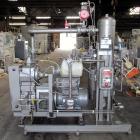 Used Busch Huckepack Vacuum Pump, Model HO437-D8095. Rated 282 cfm at 0.5 Torr, driven by 20hp, 230/460 volt XP motor. Skid mounted with silencer, heat exchanger, basket filter and oil pot, serial# 8...
