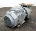 Used Busch Single Stage LX Series Dolphin Liquid Ring Vacuum Pump, Model LX0430A-AKO-MR-I-X, Carbon Steel. Rated 455 cubic meters an hour (268 cfm). 2-1/2” Inlet/outlet. Driven by a 15KW (20 hp), 3/6...